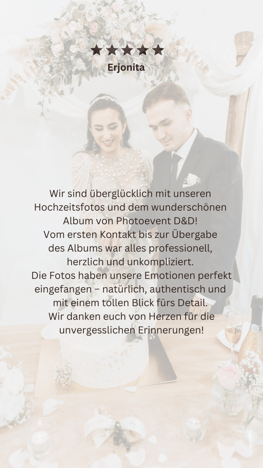 Feedback Hochzeitfotograf